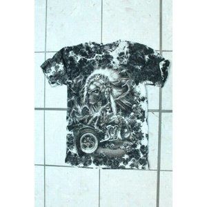 Jay's Rock Skull Indian Motorcycle Graphic T-shirt Small